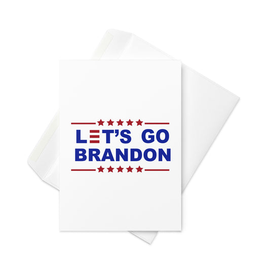 Let's Go Brandon Christmas Card