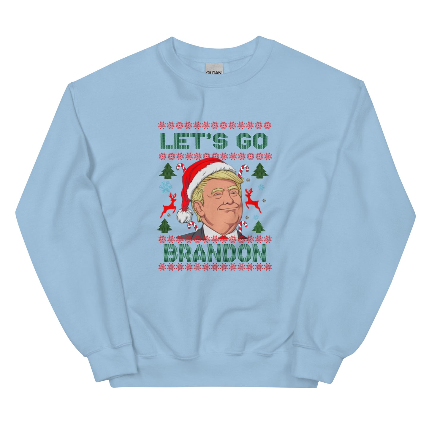 Let's Go Brandon Christmas Crewneck Sweatshirt